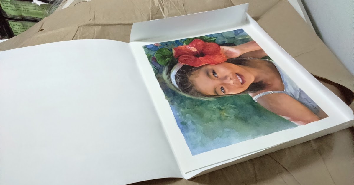 Karen Sioson Watercolors DIY Archival Storage for Unframed Watercolor