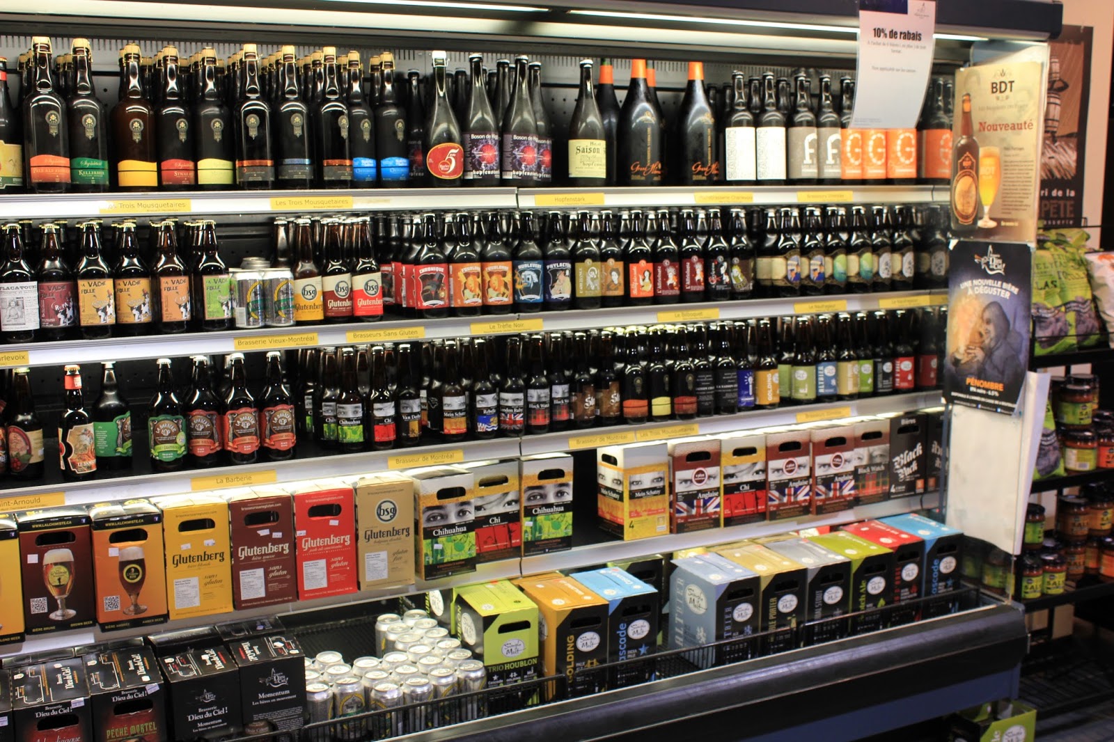 DemiJean Specialty Beer Shops Le Marché des Saveurs du Québec