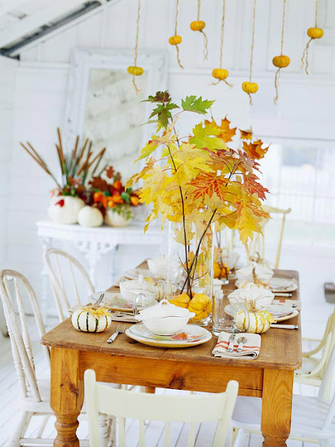 Beautiful Autumn Decor Ideas for Indoors and Out! | www.settingforfour.com