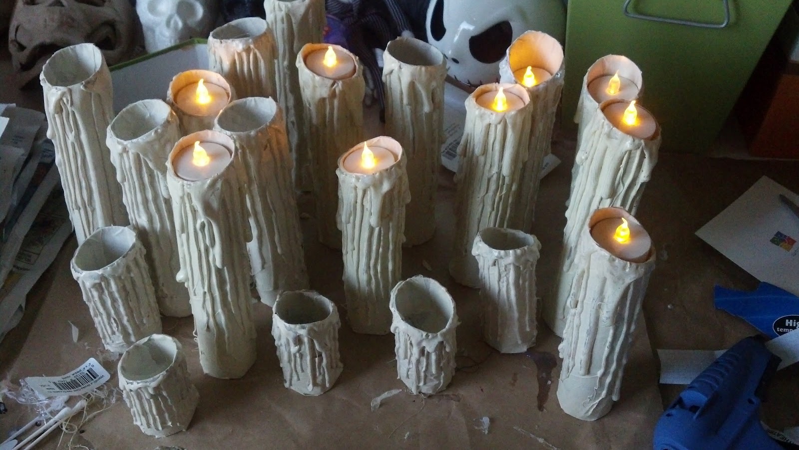 Amber Dawn of the Dead Toilet Paper Roll Candles