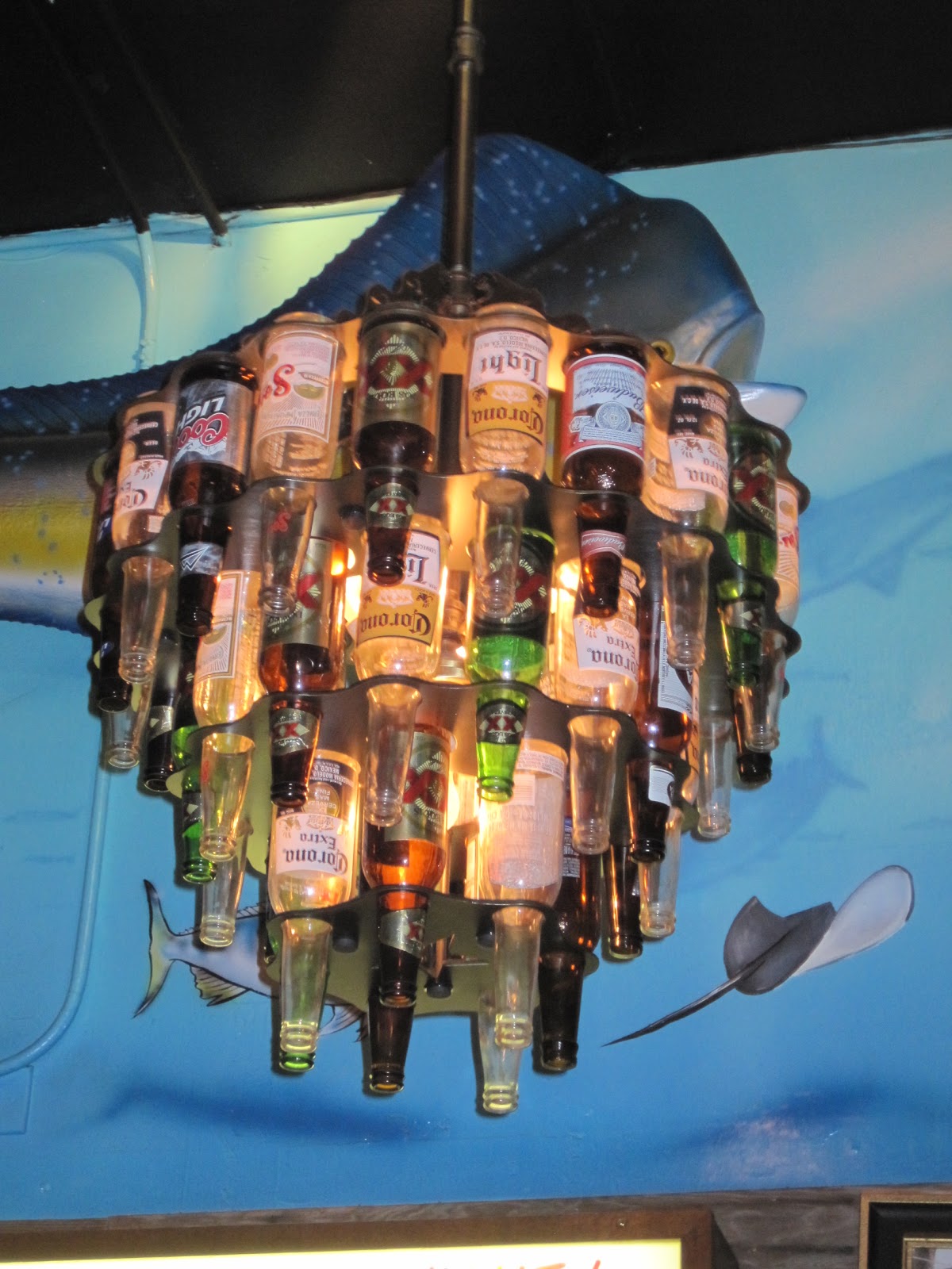 Designer Eco ECO LIGHTING BEER BOTTLE CHANDELIER