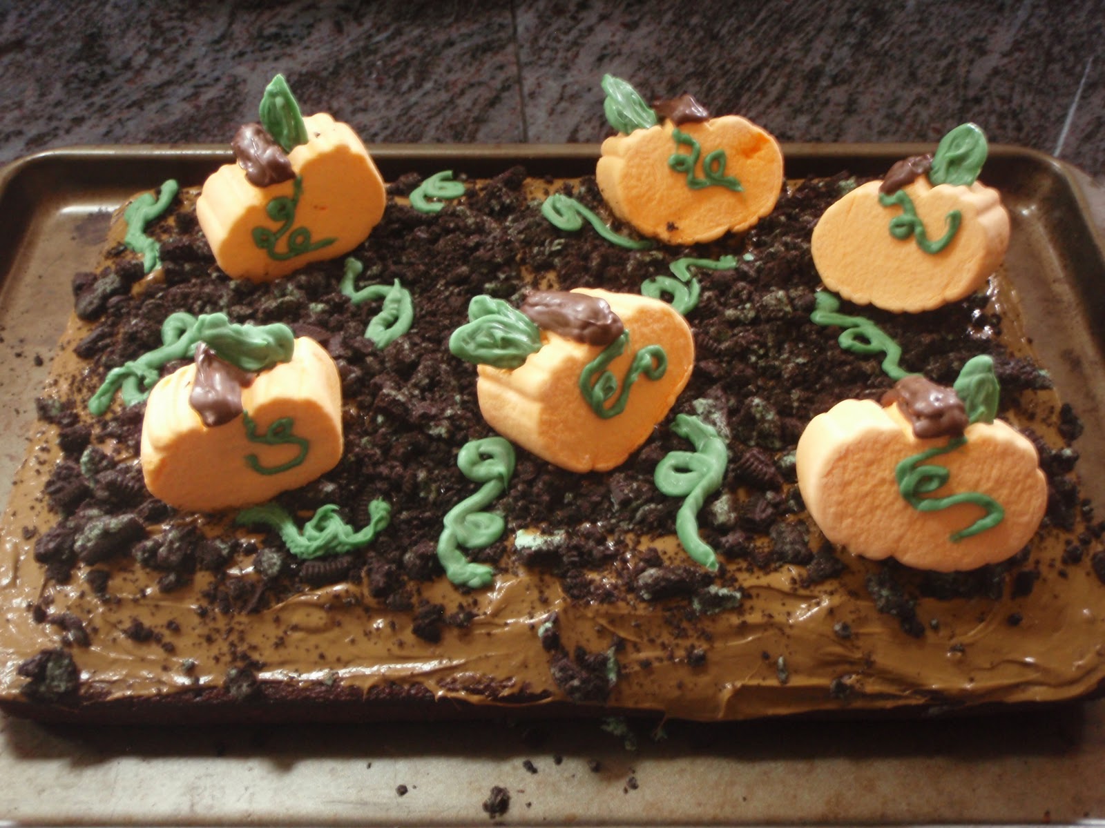 Pumpkin Patch Cake Ideas
