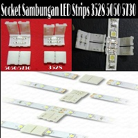 LED Strip Connector / Socket Sambungan LED Strip ( 3528,5050,5730 )