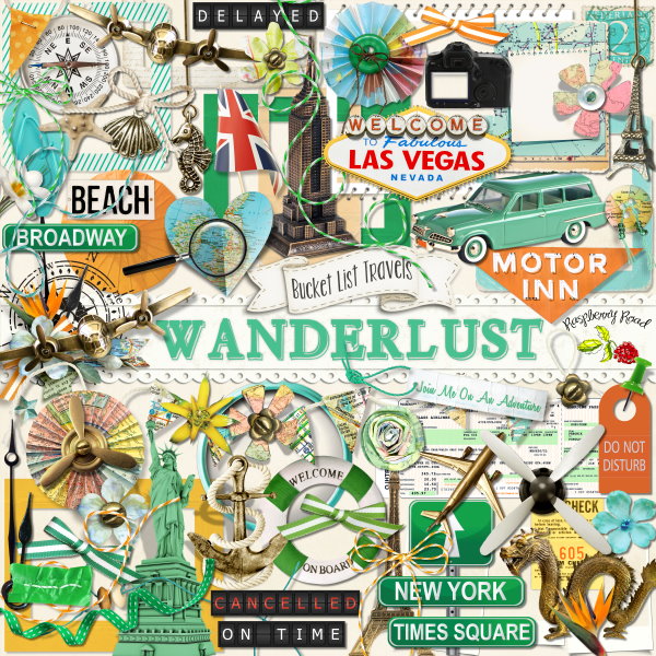 Raspberry Road Designs Wanderlust Collection & Free Mini Kit