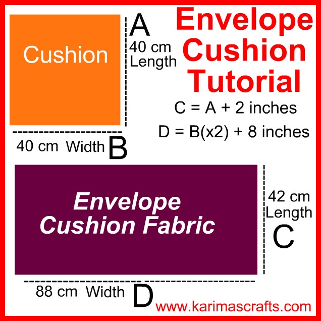 Karima's Crafts Personalised Cushion Cover Tutorial