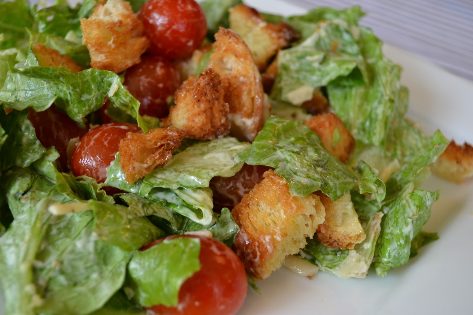 sweet and savory seven Creamy Caesar Dresssing and Salad