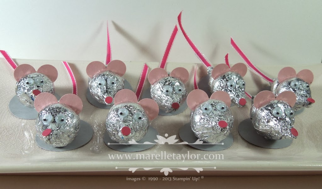 Nougat gumdrop Marelle Taylor Stampin' Up! Demonstrator Sydney Australia: Mouse Kisses