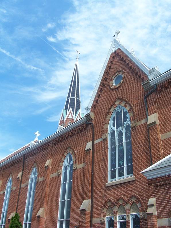 Catholic Architecture and History of Toledo, Ohio St. Ann, Fremont