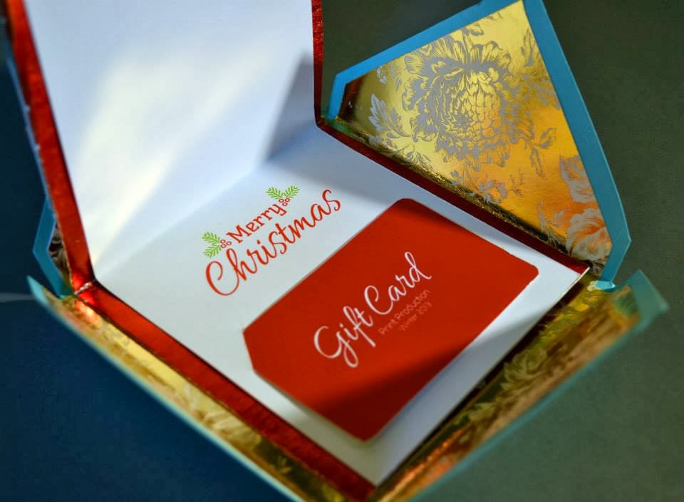 Gormanstein Holiday gift card package design