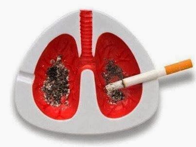 Quemas tus pulmones con el fumar