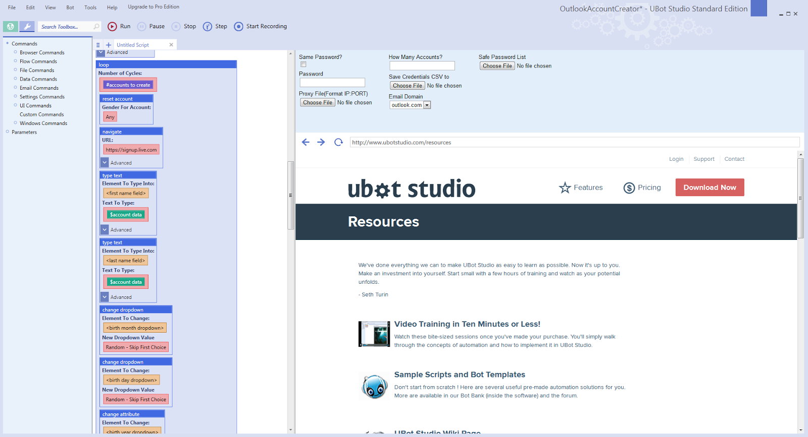 browser automation studio browser automation studio