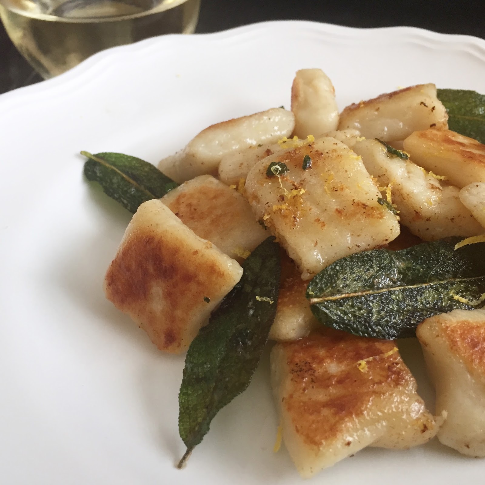 panseared gnocchi w/ brown butter & sage