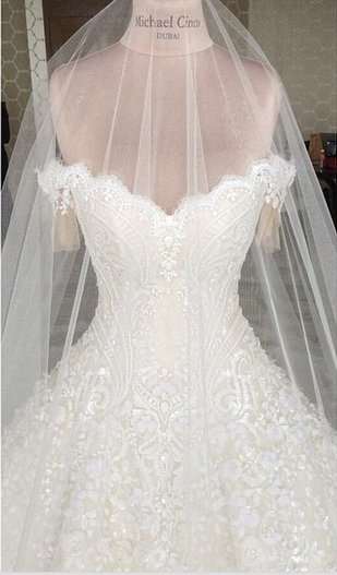 Marian Rivera, Michael Cinco wedding gown