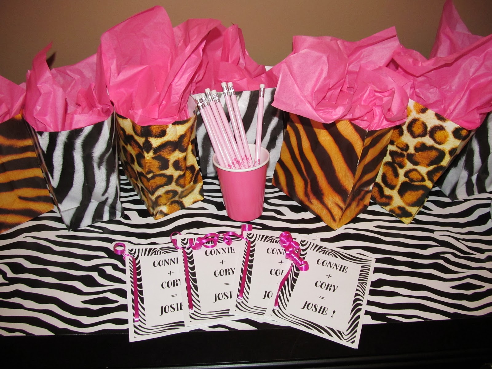 Best Baby Decoration Leopard Print Baby Shower Decorations
