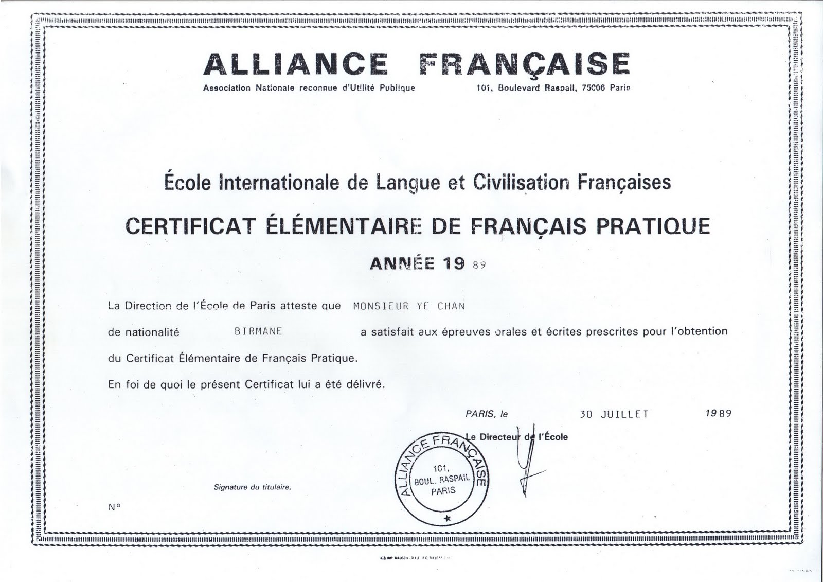 language proficiency resumes