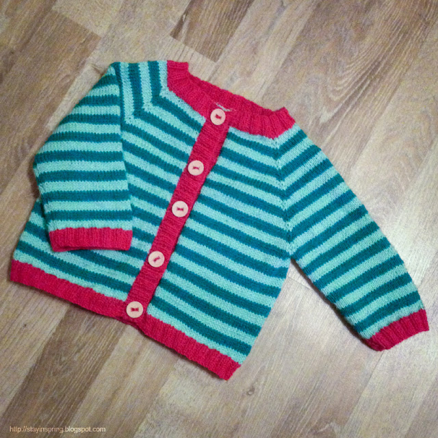 Knitted Baby Cardigan