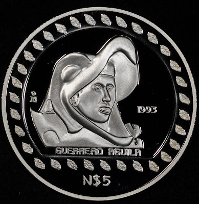 Mexico silver commemorative coin Pesos