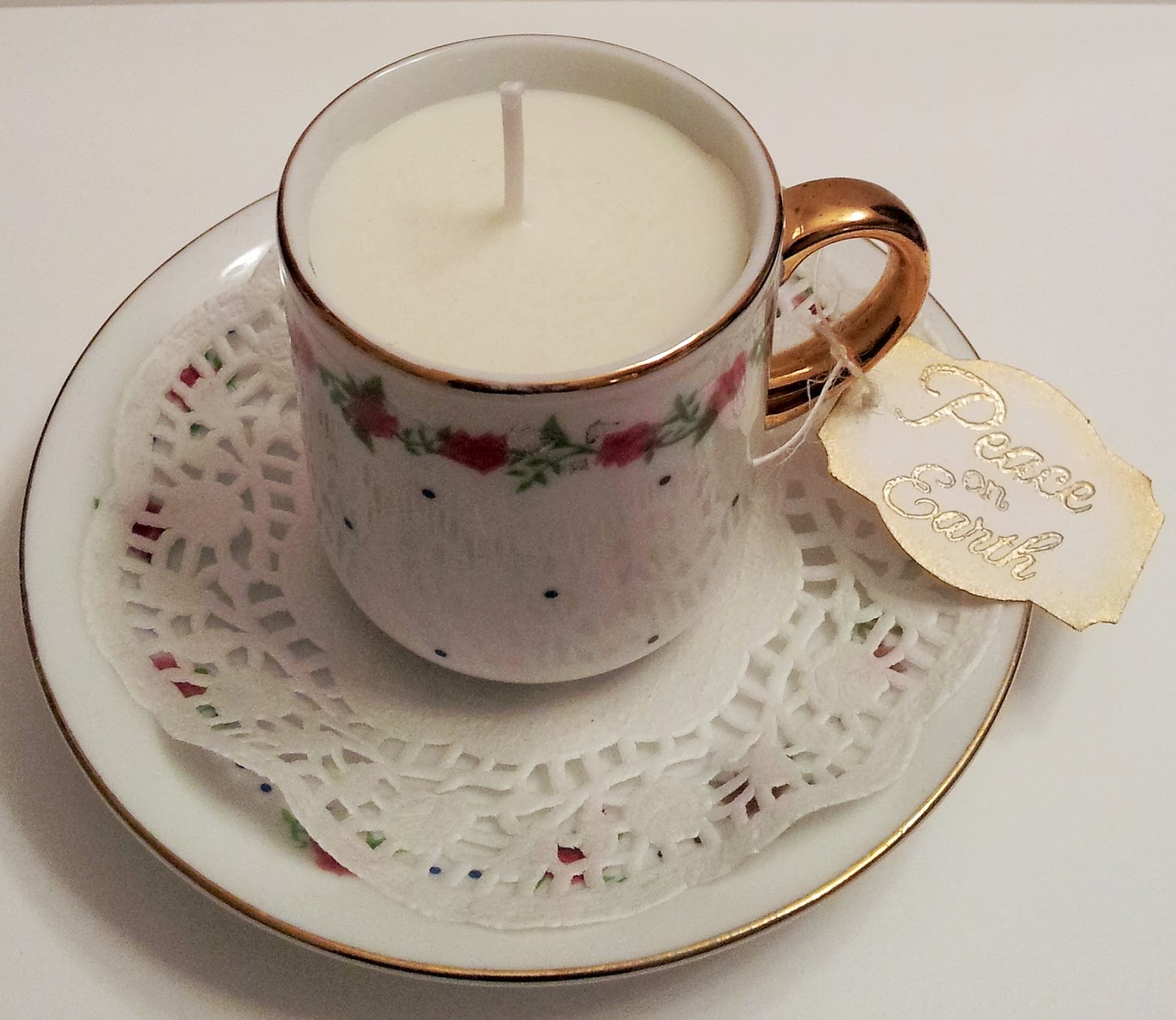Linsey's Crafty Blog DIY Teacup Candles