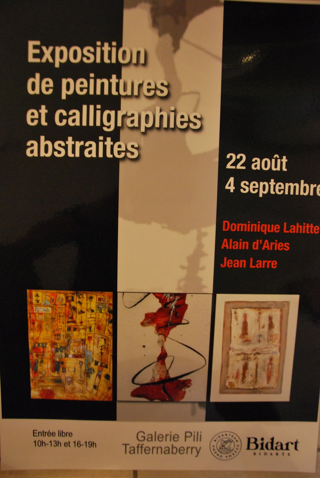 Expo Bidart août/sept 2019