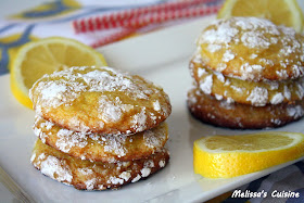 Melissa's Cuisine: Lemon Crinkle Cookies