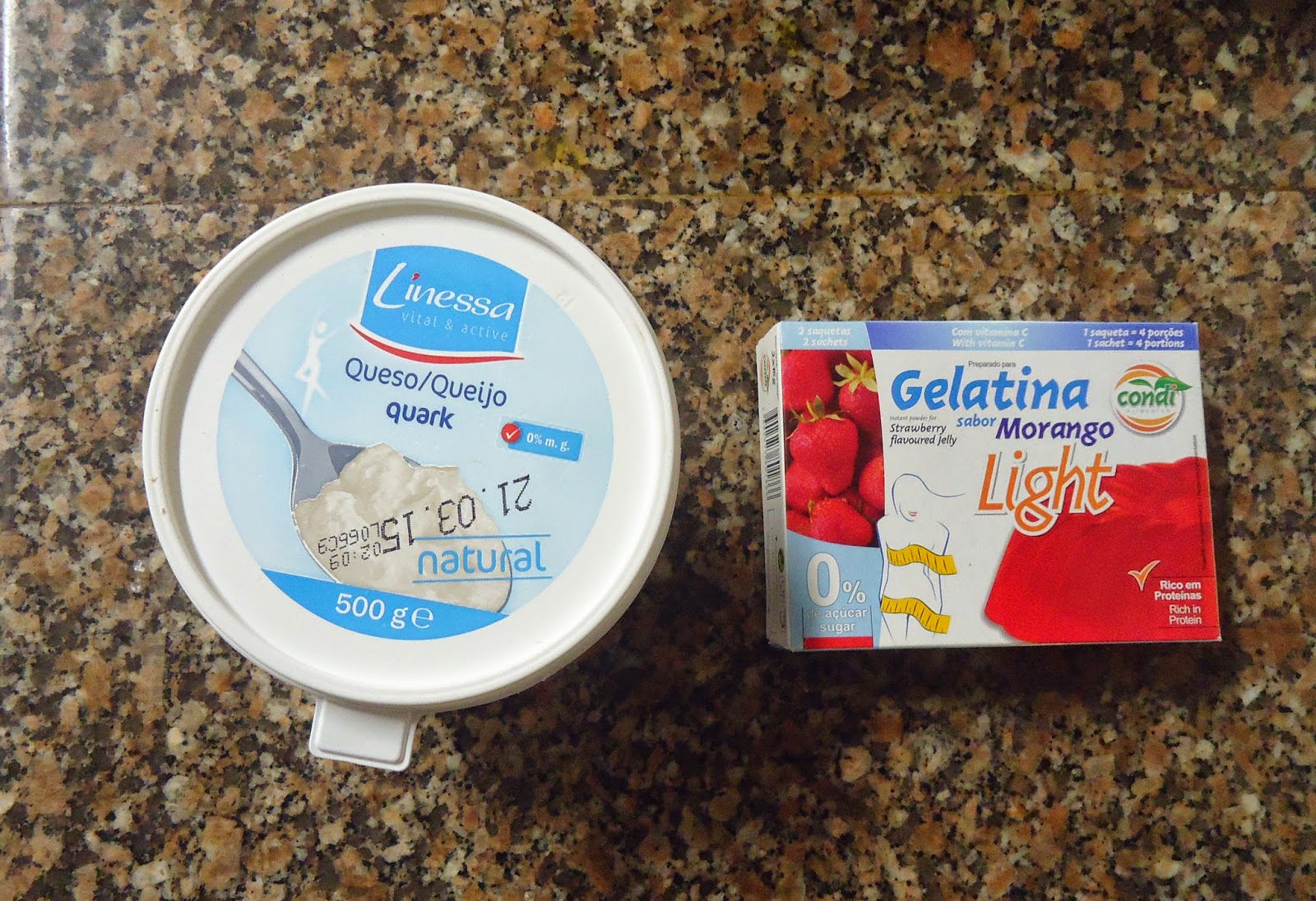 Cool Eating Fitness Gelatina Com Queijo Quark / Quarkina