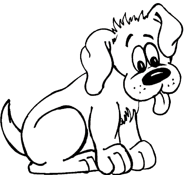 Printable Dogs Coloring Pages To Kids