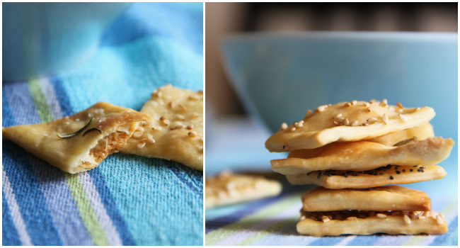 Crackers fatti in casa