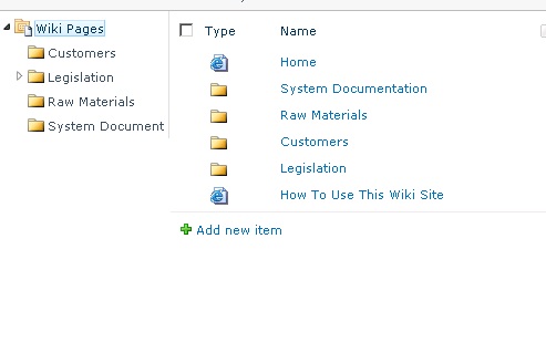 Sharepoint 2010 Wiki Page Library Navigation