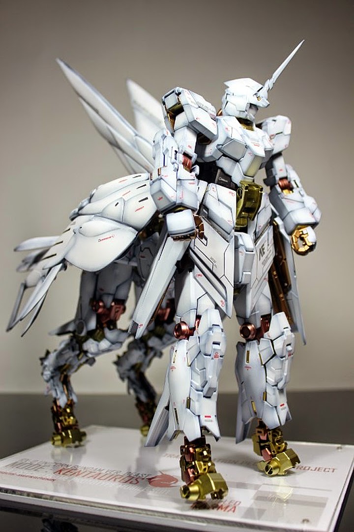 GUNDAM GUY: 1/100 RX-0 Unicorn Gundam Beast Mode 'Pegasus' - Custom Build