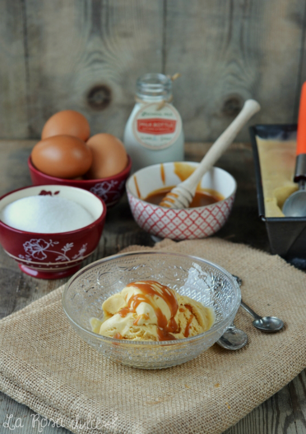 Helado De Caramelo Sin Lactosa