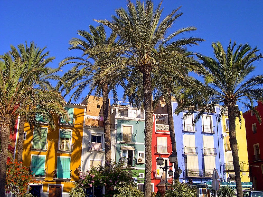 Sobre Colores: Vila Joiosa, mirando al Mediterráneo