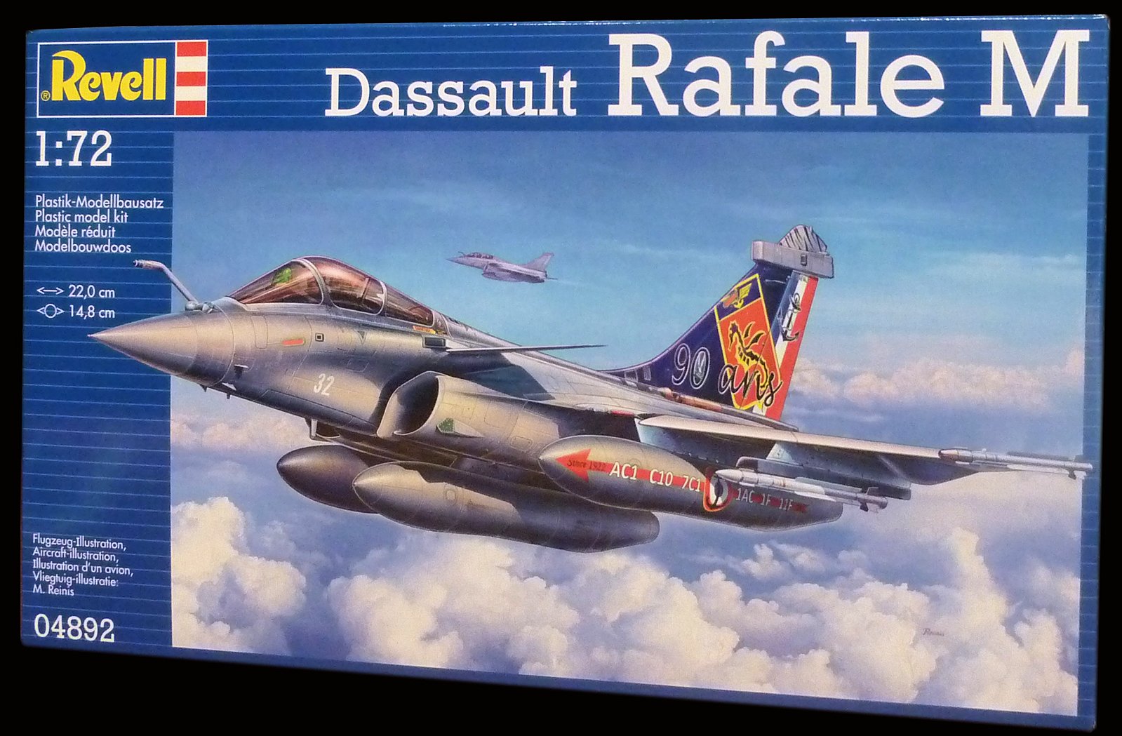 Rafale M Operations Exterieures Fighter 2011 Plastique Kit 1:72 Model Italeri 