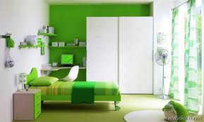 Dormitorio para niños color verde - Ideas para decorar dormitorios