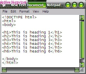 how to learn html basic ex heading pragraph link up set image html basic format