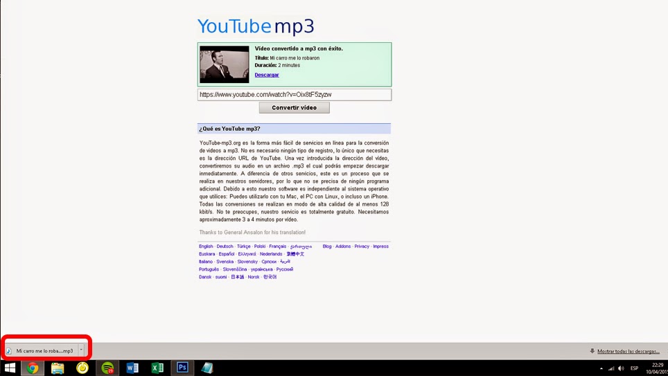 Informática para locos: ¿Cómo descargar musica de Youtube? [GRATIS][A