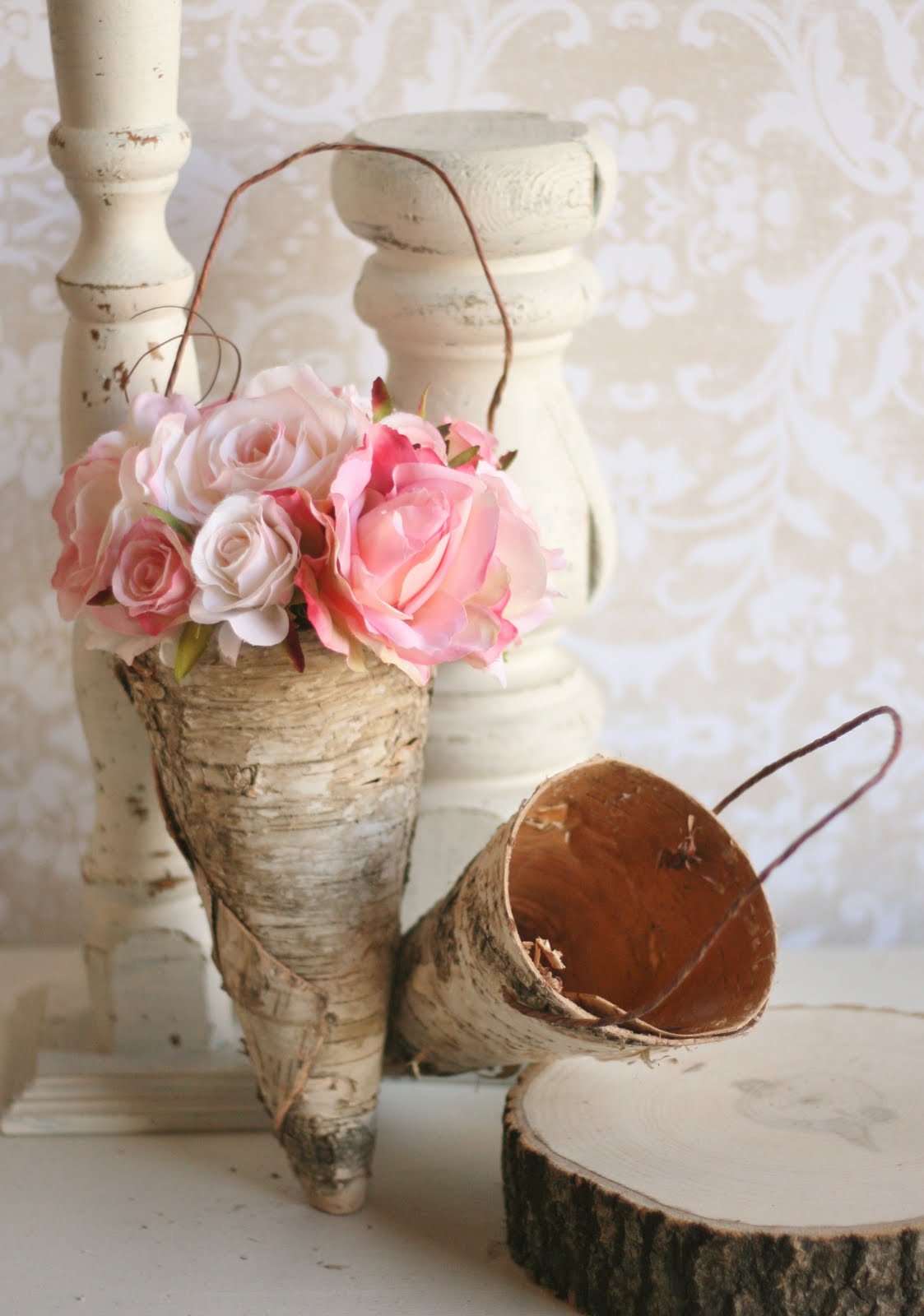 Morgann Hill Designs: Birch Bark Hanging Cones