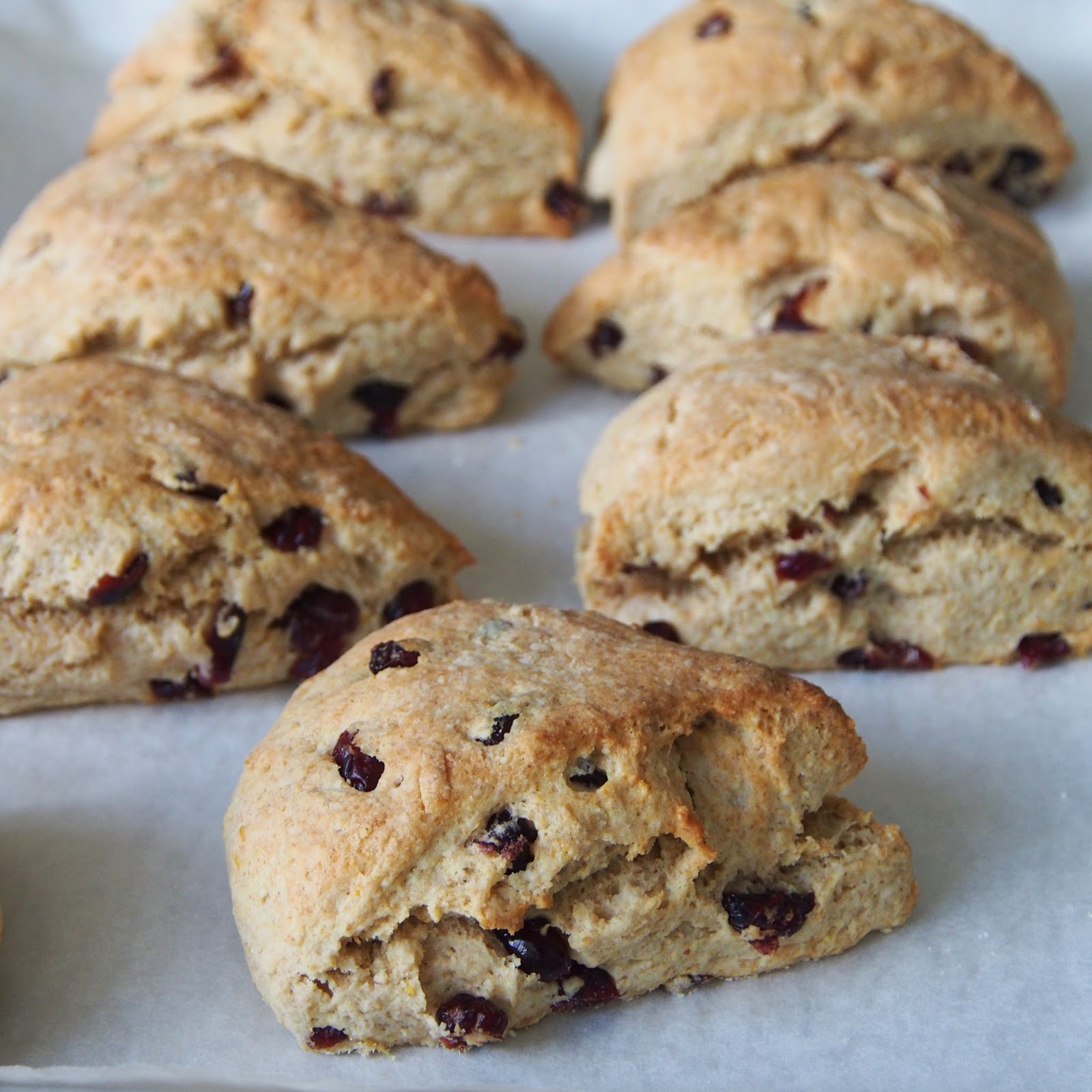 Simple Everyday Food Cranberry Sour Cream Scones