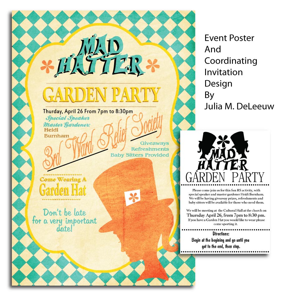 Pixel Dust Graphic Design Blog: Event Poster and Coordinating