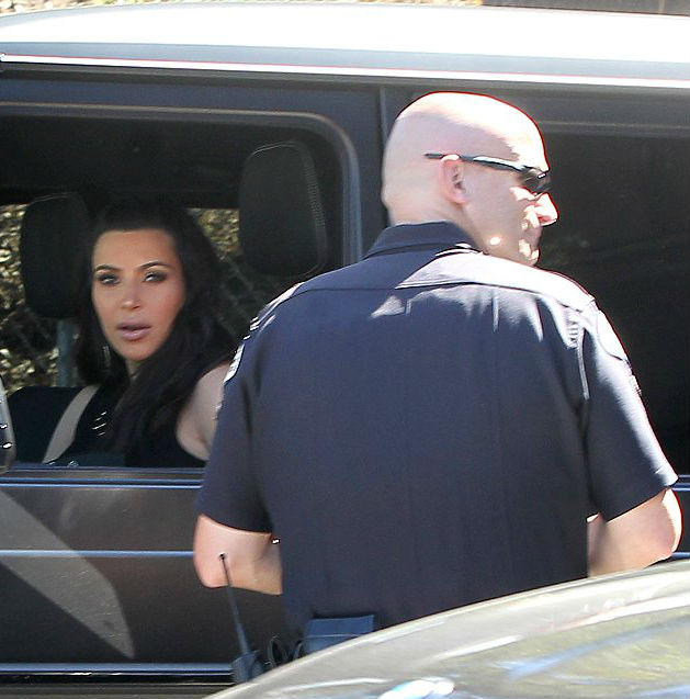 Kim Kardashian Braked Traffic Violation
