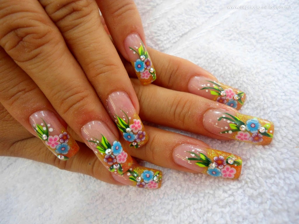 Diseños de uñas, Uñas acrilicas - Imágenes con frases de amor