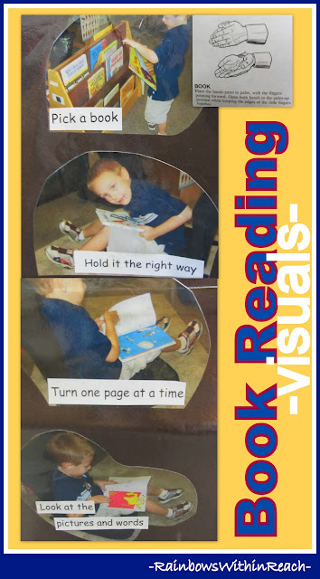 photo of: Visual Support for Reading Books for Young Children with Special Needs