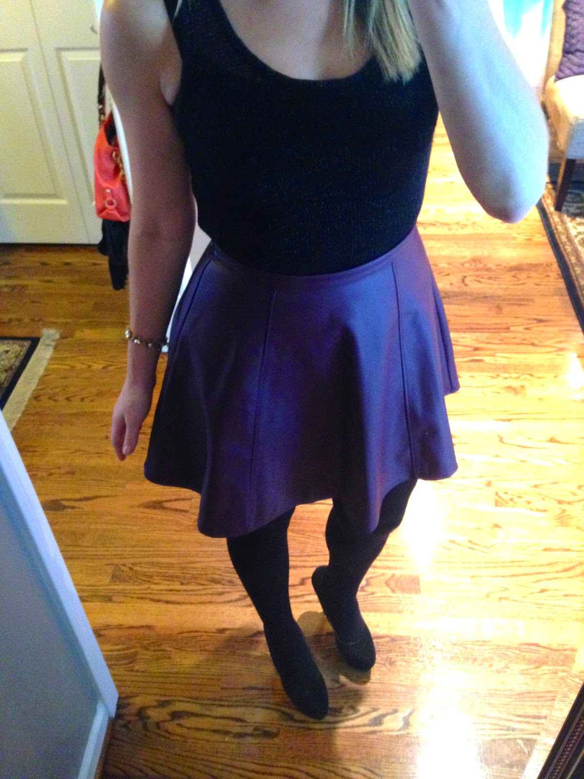 MBpK Style FAUX LEATHER SKIRT STEAL