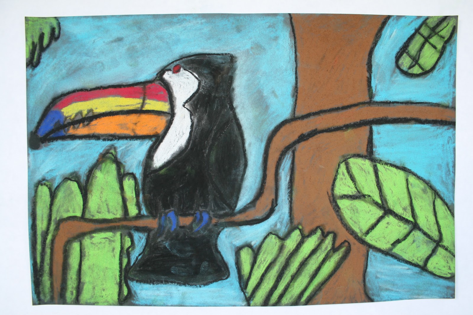 Salem Hyde Artroom : Grade 5 - Animals of the Tropical Rain Forest
