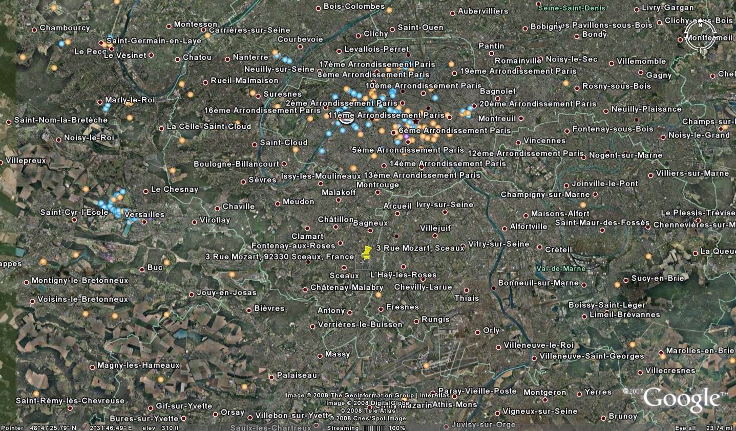 Google Earth Paris