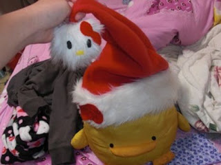 Hello Kitty Santa hat for Christmas and Winter