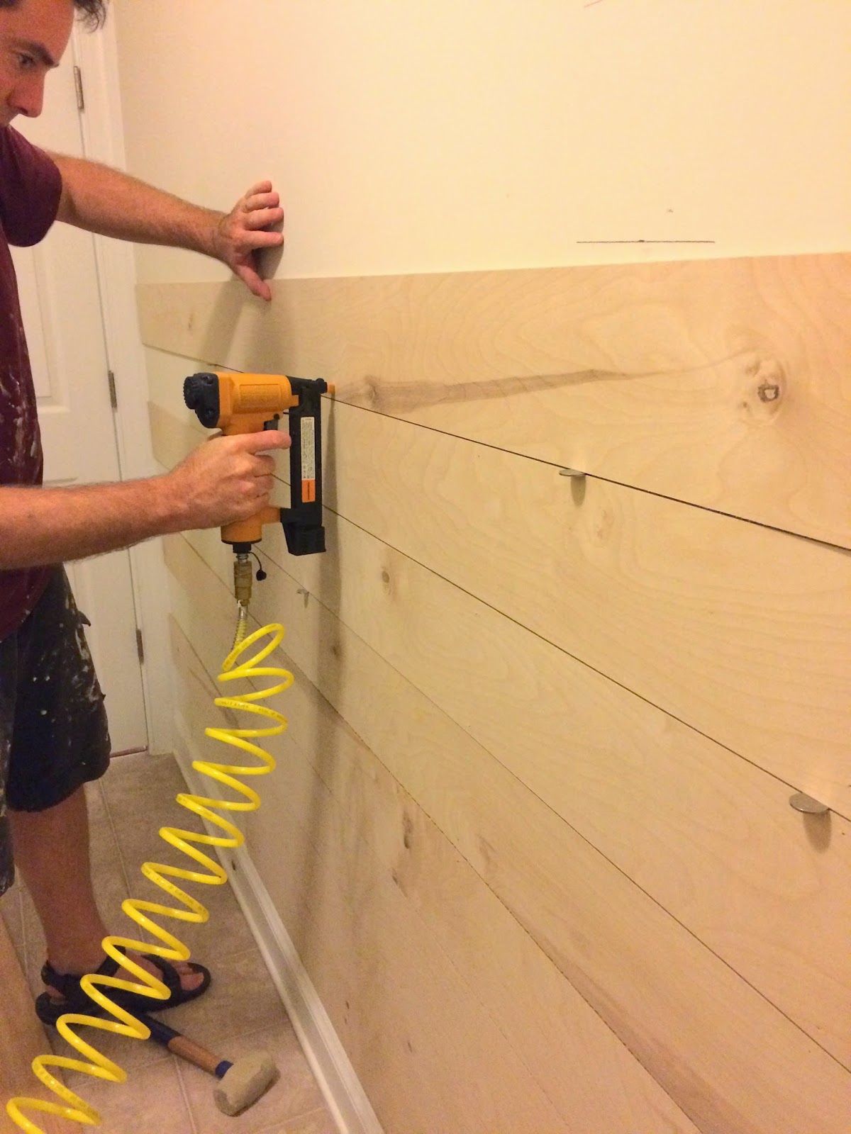 Right up my alley DIY Ship Lap Wall