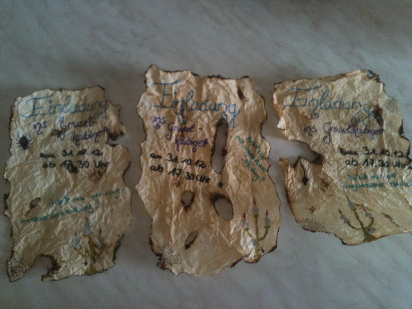 I Love Beauty Diy Halloween Einladungskarten