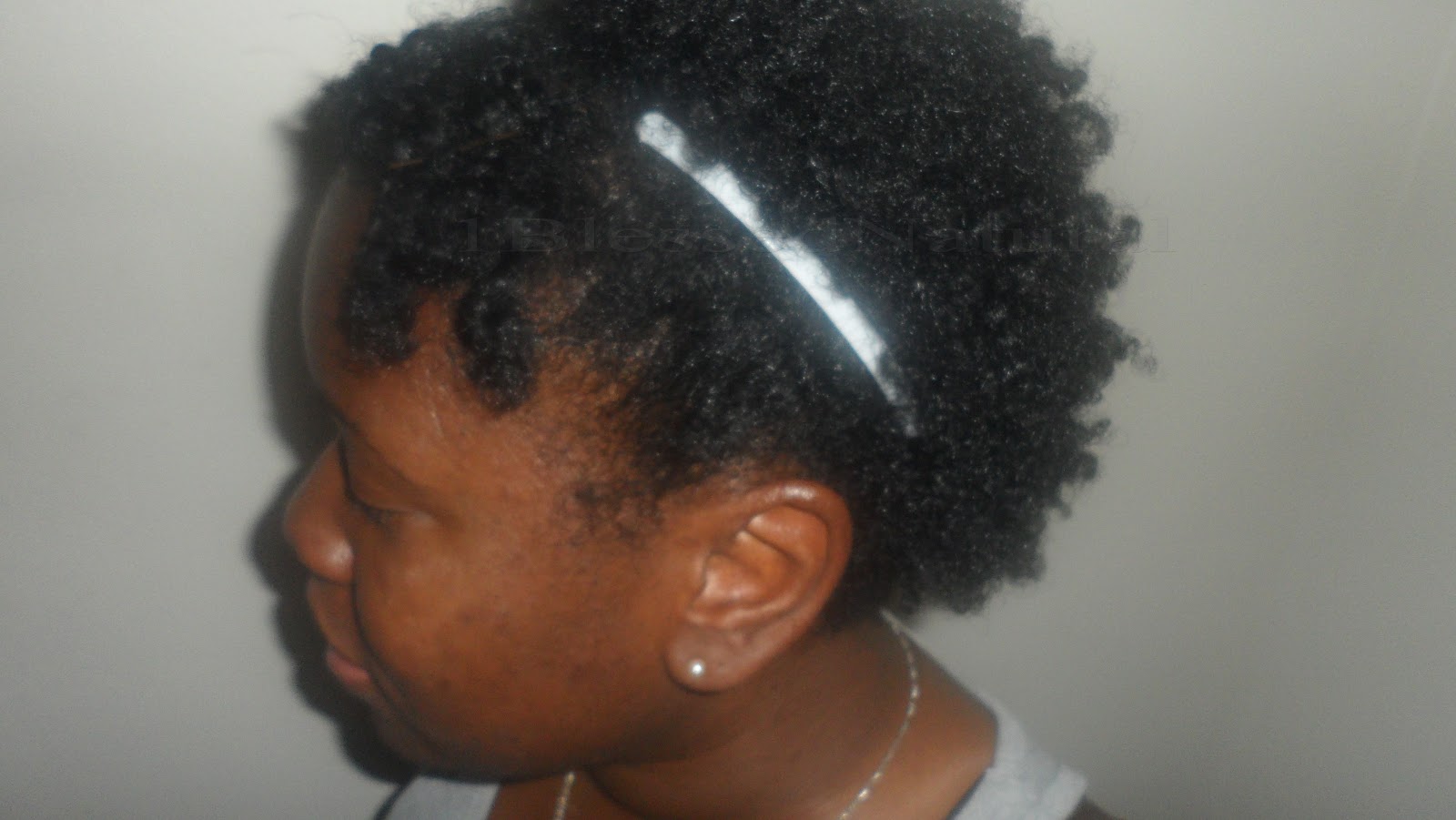 Natural Hair Style Fro With Two Strand Twist Bang