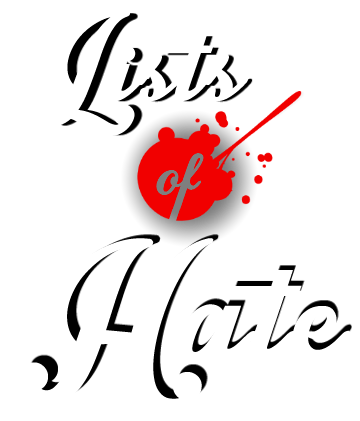 Lists of Hate