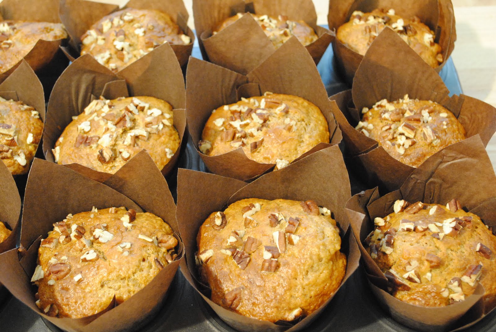 Sticky Toffee Banana Muffins